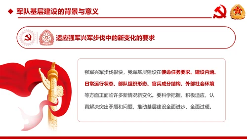 中央军委基层建设会议军队部队过硬作风强军兴军PPT
