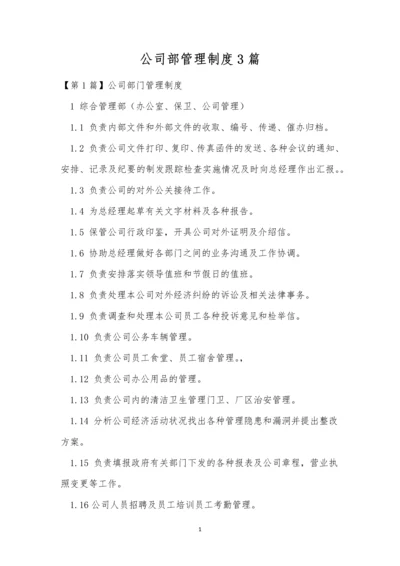 公司部管理制度3篇.docx