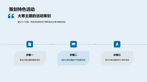 大寒节气深度课程PPT模板