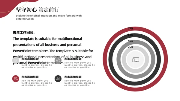 给荔红坚守初心工作经验分享主题演讲通用PPT