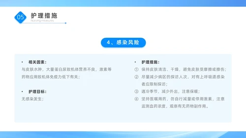 蓝色医疗简约商务风肾病综合征患者的治疗与护理PPT模板世界肾脏日