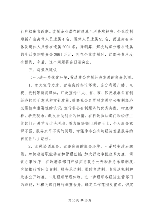 关于XX县非公有制经济的调查 (3).docx