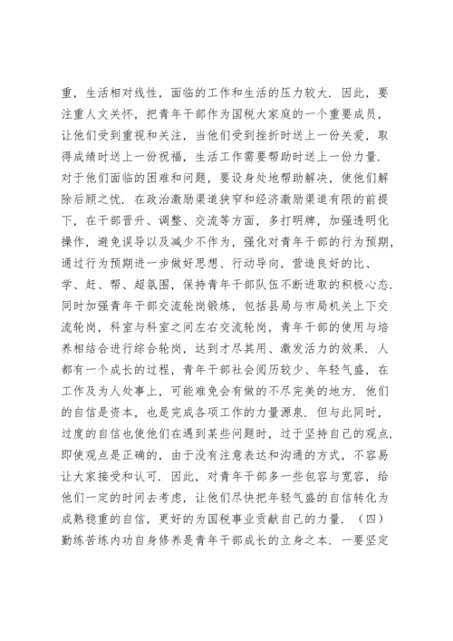 税务系统青年干部培养方案.docx