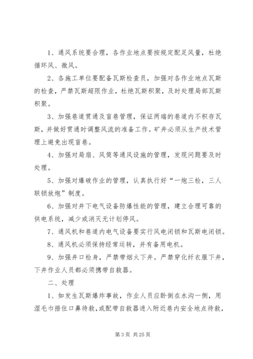 煤矿灾害预防与处理工作计划.docx