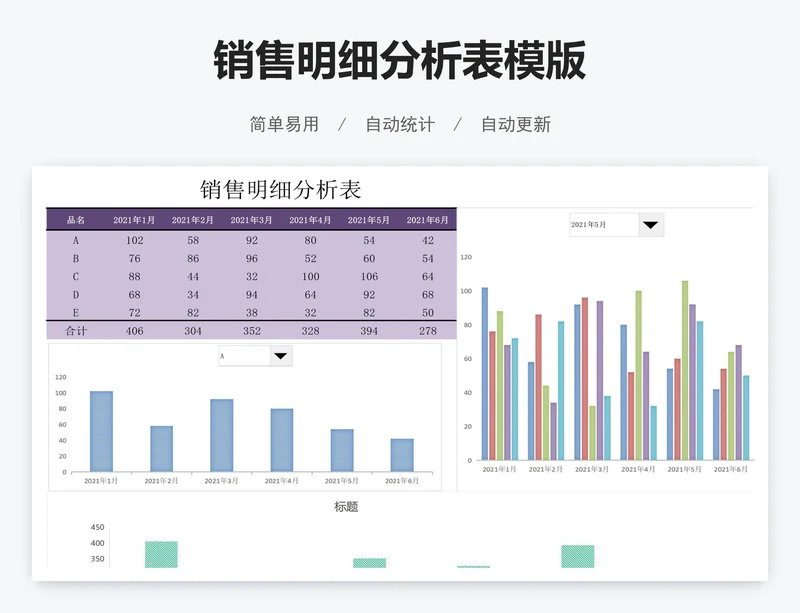 销售明细分析表模版