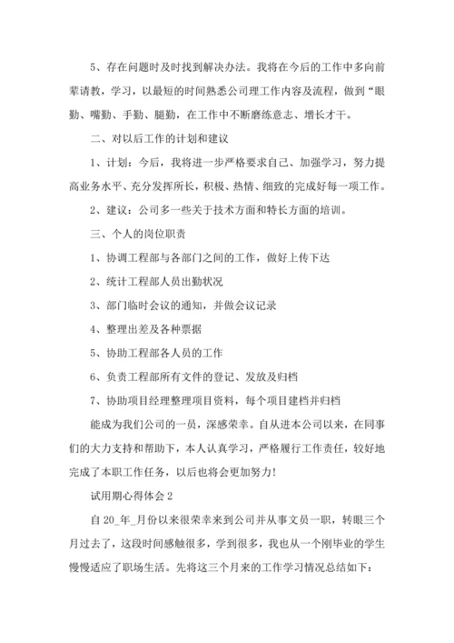 试用期心得收获5篇.docx