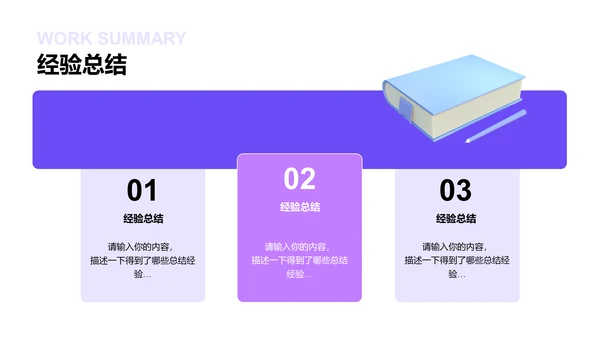 紫色创意炫酷互联网工作总结述职PPT