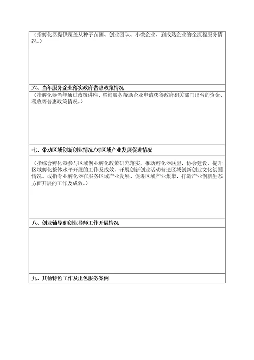 河南省级科技企业孵化器年度工作总结、省级以上众创空间年度工作总结模板