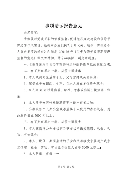 事项请示报告意见.docx