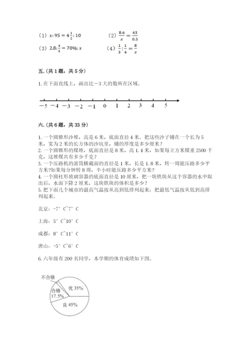 小升初数学考前检测试题（培优b卷）.docx