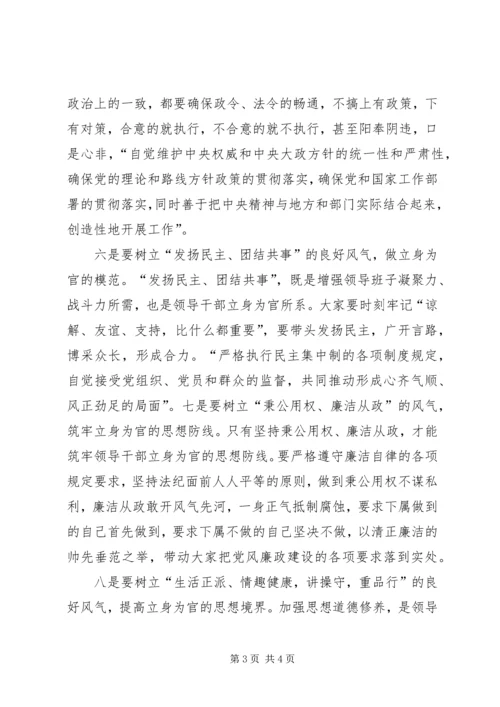 学习八个方面作风思想汇报.docx