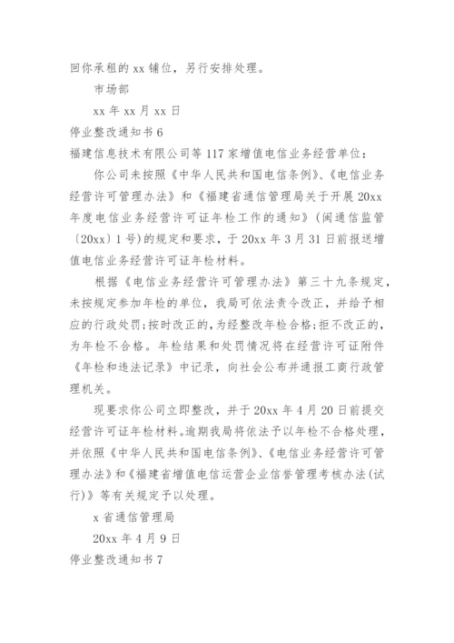 停业整改通知书.docx