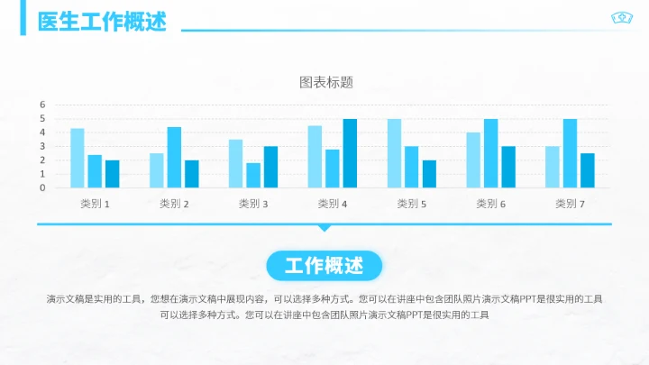 蓝色医生医疗工作汇报