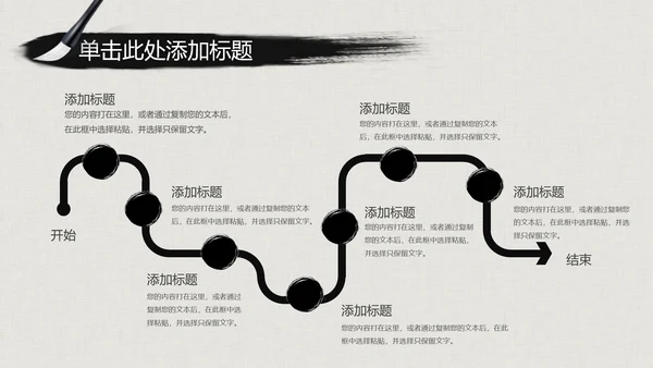 水墨古典大气中国武术武功ppt动态模板