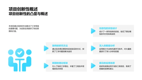 答辩指导及工学研究PPT模板