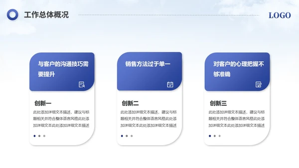 简约励志风销售工作总结工作报告述职报告ppt模板