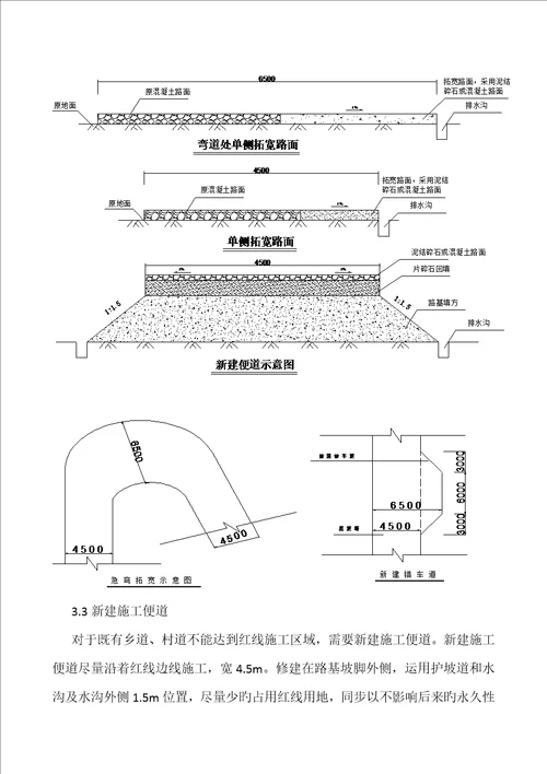 临时便道施工方案范文