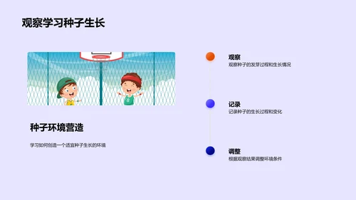 种子生长科学解析PPT模板