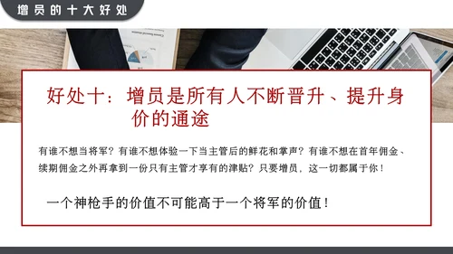 黑红大气高效增员专题动态通用PPT模板