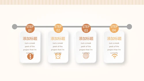 手绘面包年年终总结动态PPT