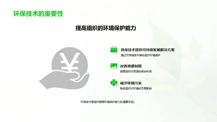 绿色视角：环保技术之道