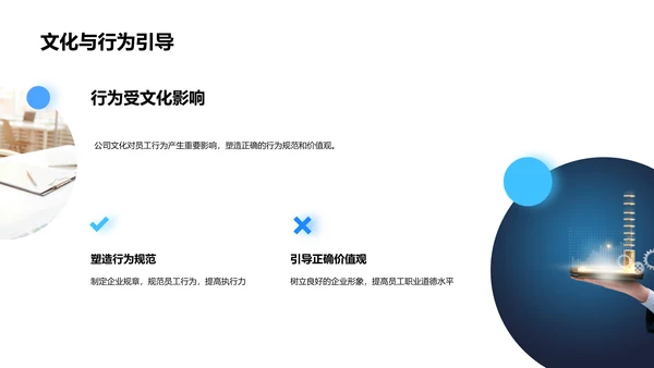 公司文化驱动金融业务PPT模板