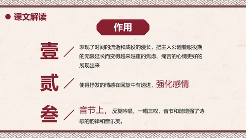 部编版六年级下册《采薇》课件PPT模板