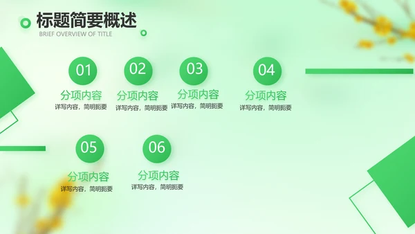 绿色清新春季旅游纪念册动态PPT模板