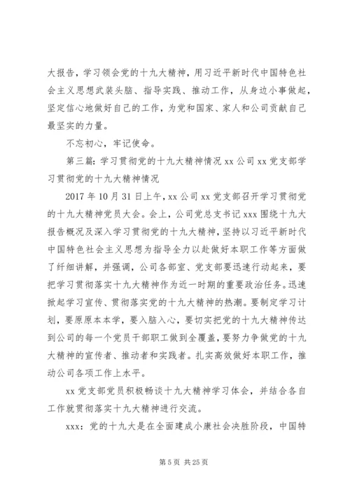 学习贯彻党的十九大精神.docx