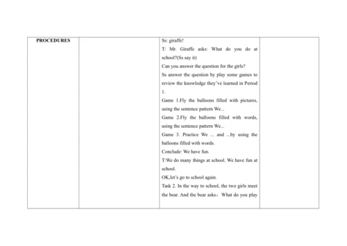 2 A Unit 6   B Fun time & Rhyme time单元整体教学设计