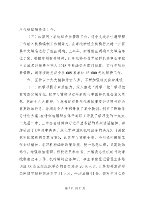 编委办半年工作总结及下半年工作计划 (2).docx