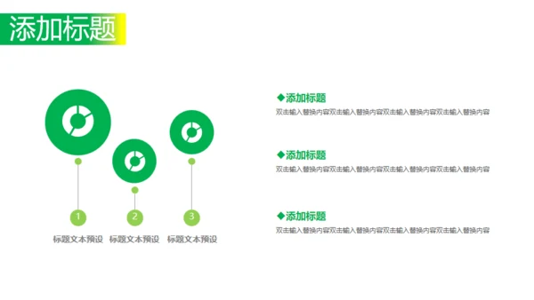 绿色时尚夏日小清新工作汇报通用PPT模板