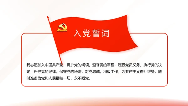 红色简约大气党建党课党支部工作总结动态PPT
