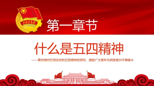 弘扬五四精神做新时代有为青年PPT