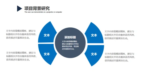 蓝色大气创业融资商业计划书通用PPT模板