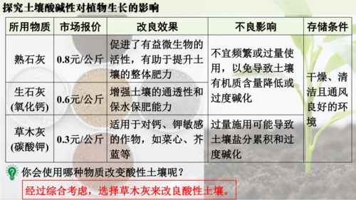 跨学科实践活动9  探究土壤酸碱性对植物生长的影响课件(共33张PPT)