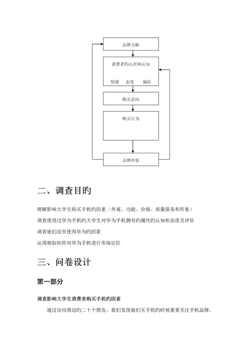 华为手机市场调研综合报告.docx