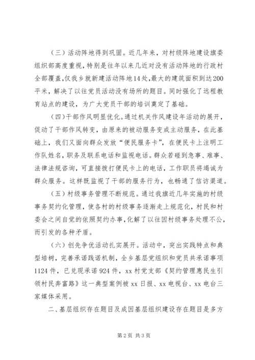基层组织规范化建设调研报告 (2).docx