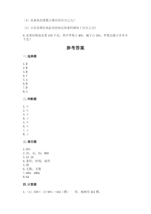 人教版数学六年级上册期末考试卷含答案【名师推荐】.docx