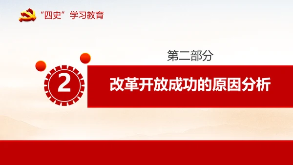 “四史”教学教育专题党课之改革开放史PPT模板