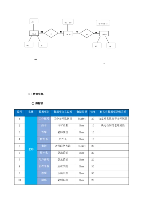 数据库优秀课程设计优质报告.docx