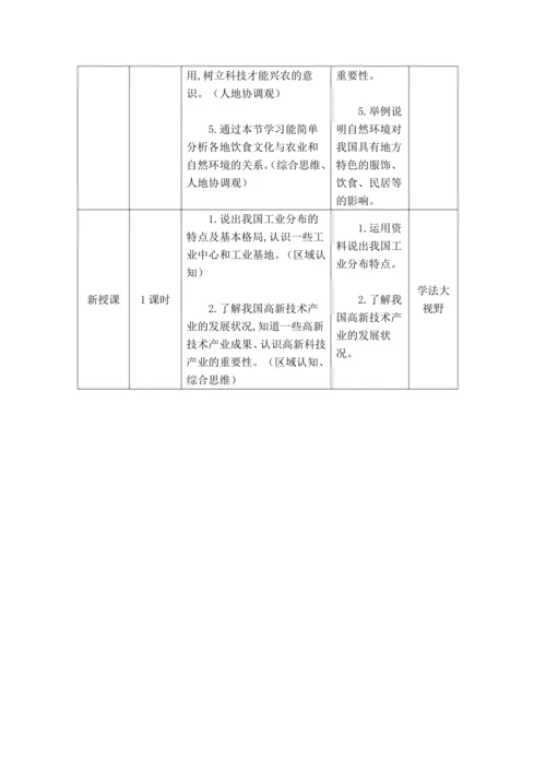 【大单元教学】第四章 中国的经济发展大单元整体教学--人教版（新课标）八上（单元分析）