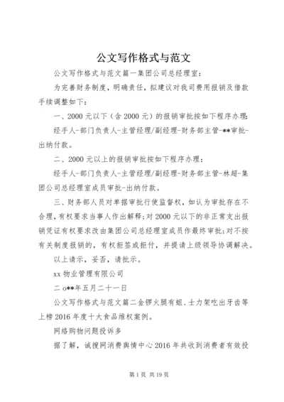 公文写作格式与范文.docx