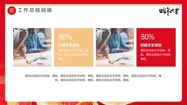 2025年蛇年大吉新年主题PPT模板