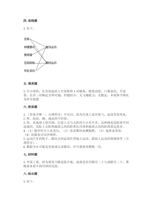 教科版科学三年级下册期末测试卷【考点梳理】.docx