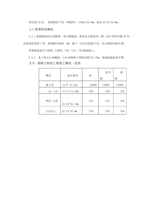 关键工程混凝土综合施工专题方案.docx