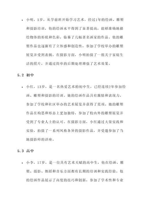 艺术培训学习工作方案