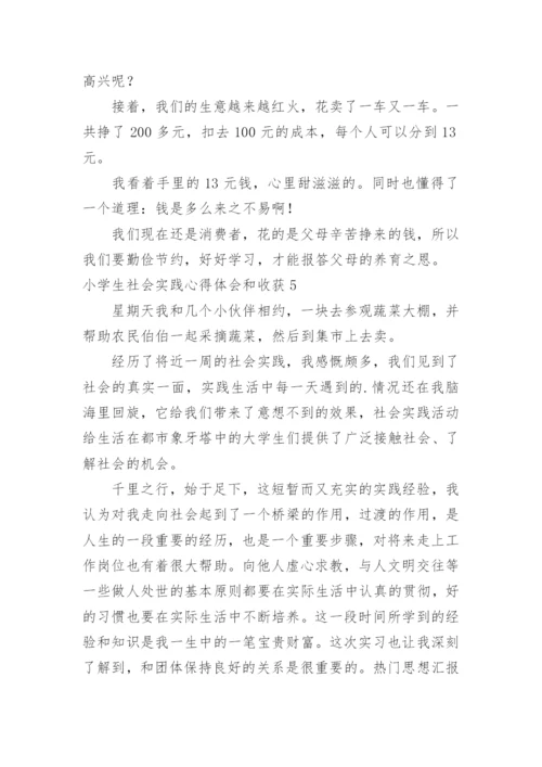 小学生社会实践心得体会和收获.docx