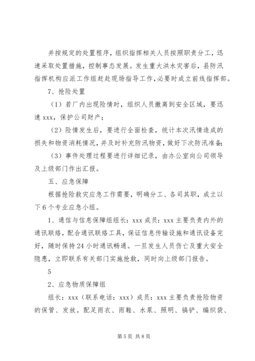 贾营小学防汛防滑安全预案 (2).docx