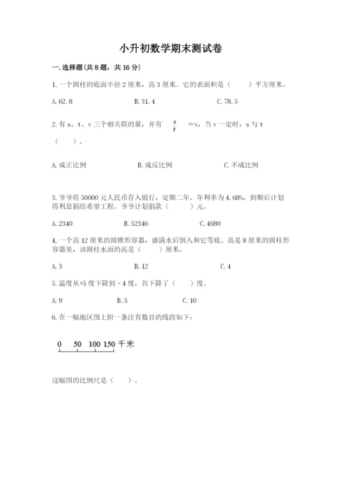 小升初数学期末测试卷【典型题】.docx